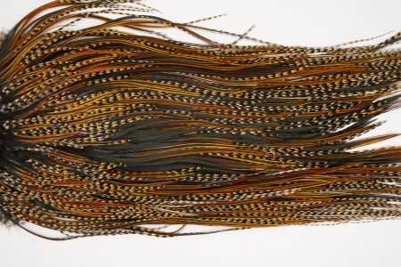 4395 JimsFlyCo Dry Fly Hackle Grade 2 Rooster Saddle Cree Variant Ties Size 12-14