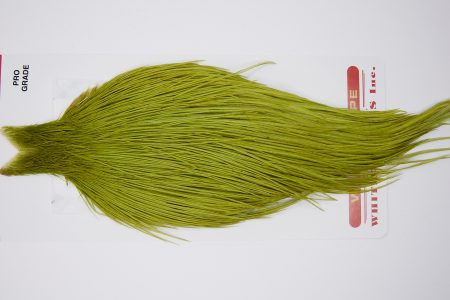 4419 Whiting Dry Fly Hackle Pro Grade Rooster Cape Olive Ties Size 10-22