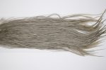 4510 Hebert Dry Fly Hackle Pro Grade Rooster Saddle Medium Grey Dun Ties Size 12-14