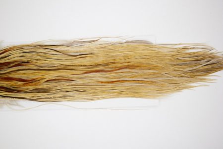 4559 Hebert Dry Fly Hackle Gold Grade Rooster Saddle Light Ginger Dun Ties Size 12-14