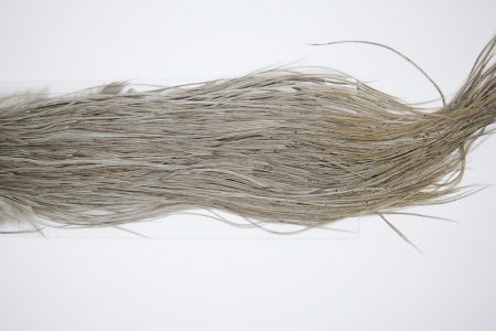 4564 Hebert Dry Fly Hackle Gold Grade Rooster Saddle Medium Grey Dun Ties Size 10-14