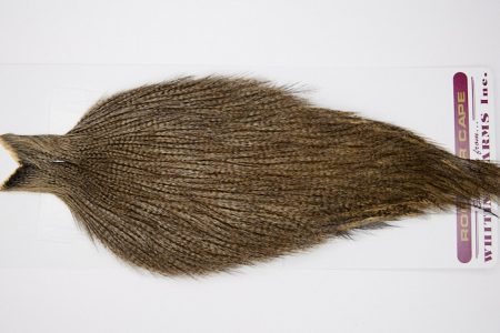 4624 Coq De Leon Dry Fly Hackle None Rooster Cape Dark Pardo Ties Size NA
