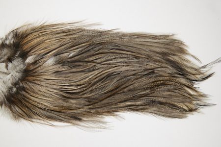 4672 Coq De Leon Dry Fly Hackle Bronze Grade Rooster Saddle Dun Ties Size NA