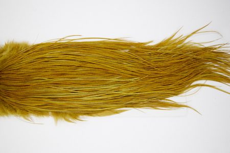 4771 Whiting Dry Fly Hackle Bronze Grade Rooster Saddle Golden Olive Ties Size 14-16