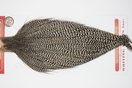 8532 Hebert Dry Fly Hackle Bronze Grade Rooster Saddle Grizzly Variant Ties Size 10-22