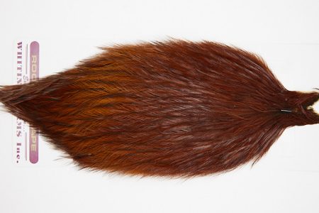 4584 Coq De Leon Dry Fly Hackle None Rooster Cape Brown Ties Size NA