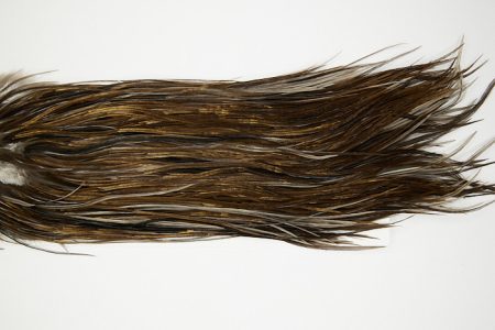 4747 Heritage Dry Fly Hackle  Grade 1 Rooster Saddle With Vermiculation Ties Size 10-14