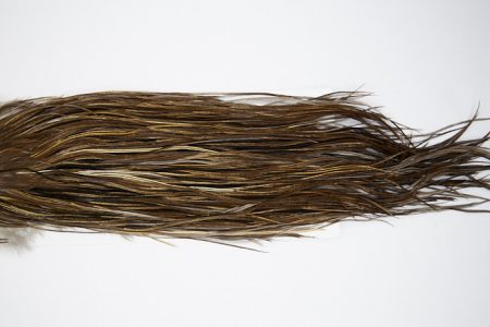 4766 Heritage Dry Fly Hackle Grade 1 Rooster Saddle Vermiculated Dun Ties Size 12-14