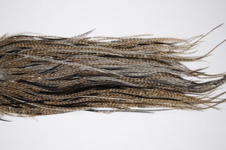 4780 Hebert Dry Fly Hackle Pro Grade Rooster Saddle Dun Grizzly Ties Size 10-12
