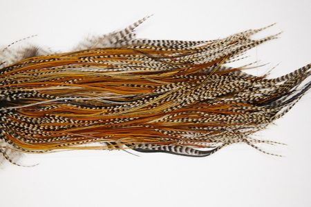 4782 Hebert Dry Fly Hackle Pro Grade Rooster Saddle Grizzly Variant Ties Size 10-16