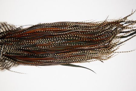 4784 Hebert Dry Fly Hackle Pro Grade Rooster Saddle Grizzly Variant Ties Size 10-12