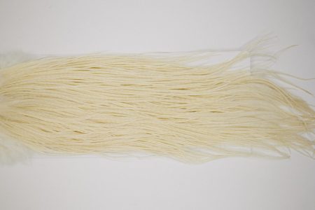 4786 Hebert Dry Fly Hackle Pro Grade Rooster Saddle Cream Ties Size 14-16