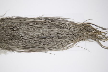 4788 Hebert Dry Fly Hackle Pro Grade Rooster Saddle Medium Grey Dun Ties Size 12-14