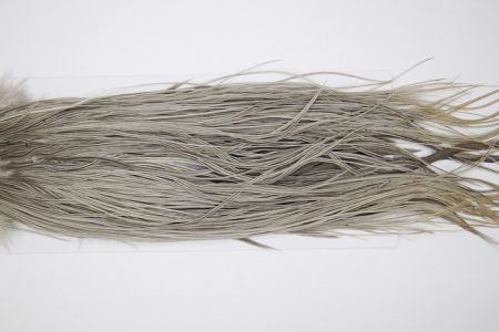 4796 Hebert Dry Fly Hackle Pro Grade Rooster Saddle Light Grey Dun Ties Size 12-14