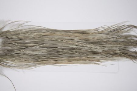 4799 Hebert Dry Fly Hackle Pro Grade Rooster Saddle Light Grey Dun Ties Size 12-14