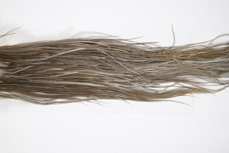 4802 Hebert Dry Fly Hackle Pro Grade Rooster Saddle Dark Grey Dun Ties Size 12-14