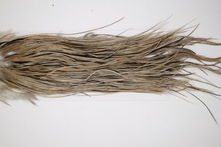 4806 Hebert Dry Fly Hackle Pro Grade Rooster Saddle Light Tan Dun Ties Size 12-16