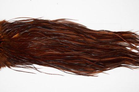 4809 Hebert Dry Fly Hackle Pro Grade Rooster Saddle Coachman Brown Ties Size 12-14