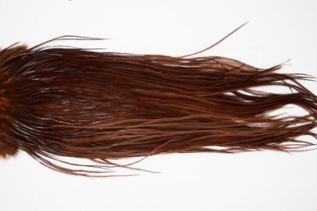 4810 Hebert Dry Fly Hackle Pro Grade Rooster Saddle Coachman Brown Ties Size 12-14