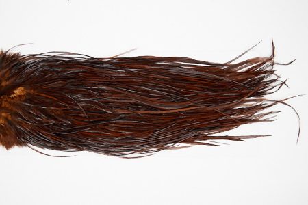 4811 Hebert Dry Fly Hackle Pro Grade Rooster Saddle Coachman Brown Ties Size 12-14