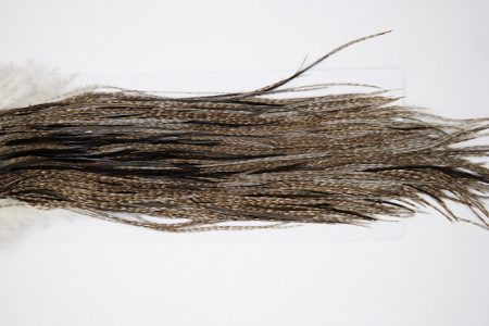 4841 Hebert Dry Fly Hackle Bronze Grade Rooster Saddle Unique Variant Ties Size 10-12