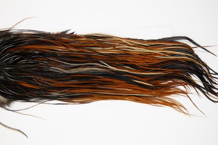 4843 Hebert Dry Fly Hackle Bronze Grade Rooster Saddle Unique Variant Ties Size 14-16