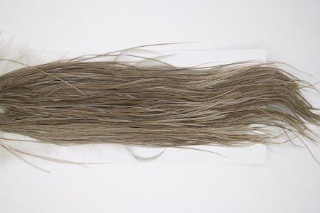 4855 Hebert Dry Fly Hackle Bronze Grade Rooster Saddle Medium Grey Dun Ties Size 12-16