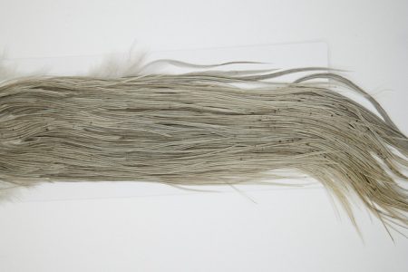 4860 Hebert Dry Fly Hackle Bronze Grade Rooster Saddle Light Grey Dun Ties Size 10-14