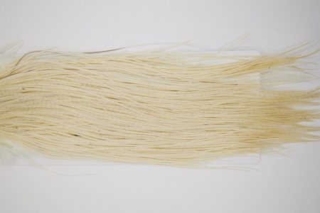 4873 Hebert Dry Fly Hackle Bronze Grade Rooster Saddle Cream Ties Size 10-16