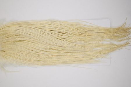 4874 Hebert Dry Fly Hackle Bronze Grade Rooster Saddle Cream Ties Size 14-18