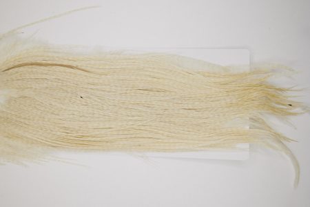 4878 Hebert Dry Fly Hackle Bronze Grade Rooster Saddle Cream Ties Size 10-12
