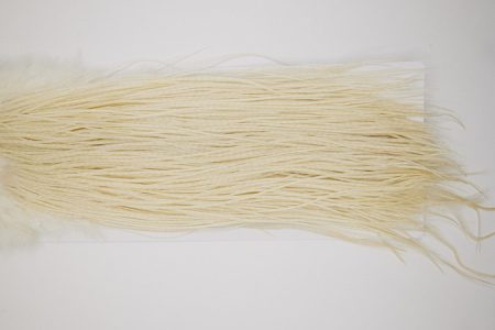 4879 Hebert Dry Fly Hackle Bronze Grade Rooster Saddle Cream Ties Size 14-16