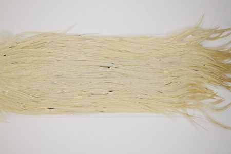 4880 Hebert Dry Fly Hackle Bronze Grade Rooster Saddle Cream Ties Size 10-12