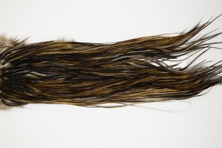 4886 Hebert Dry Fly Hackle Bronze Grade Rooster Saddle Unique Variant Ties Size 12-16