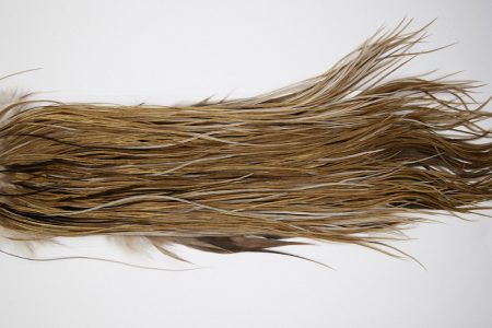 4921 Hebert Dry Fly Hackle Silver Grade Rooster Saddle Brown Grey Dun Ties Size 14-18
