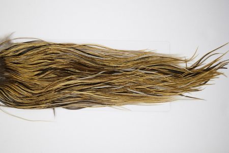 4922 Hebert Dry Fly Hackle Silver Grade Rooster Saddle Dun Badger Ties Size 12-16