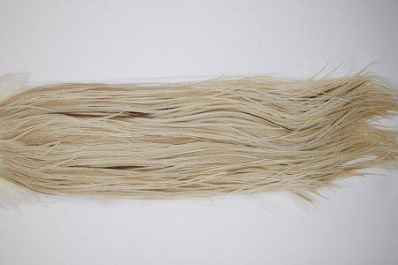 4943 Hebert Dry Fly Hackle Platinum Grade Rooster Saddle Pale Watery Dun Ties Size 12-16