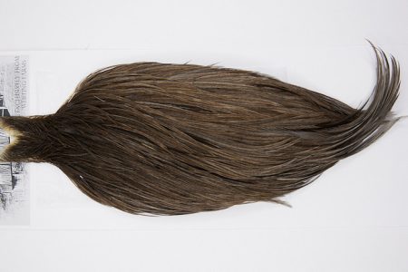 10106 Beaverkill Dry Fly Hackle Rooster Cape Dark Grey Dun Ties Size 6-20