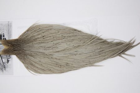 10112 Beaverkill Dry Fly Hackle Rooster Cape Light Grey Dun Ties Size 10-22