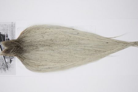 10115 Beaverkill Dry Fly Hackle Rooster Cape Light Grey Dun Ties Size 10-22