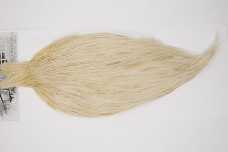 10127 Beaverkill Dry Fly Hackle Rooster Cape Cream Ties Size 8-20