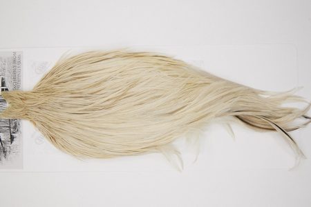 10128 Beaverkill Dry Fly Hackle Rooster Cape Cream Ties Size 4-20