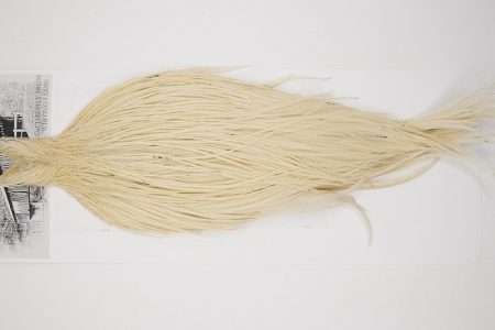 10129 Beaverkill Dry Fly Hackle Rooster Cape Cream Ties Size 6-18