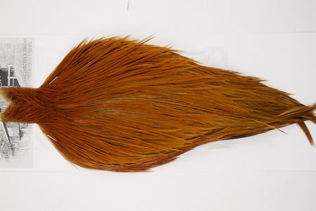 10141 Beaverkill Dry Fly Hackle Rooster Cape Rusty Dun Ties Size 10-24