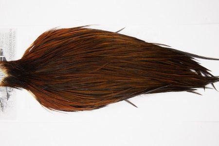 10142 Beaverkill Dry Fly Hackle Rooster Cape Rusty Dun Ties Size 10-20
