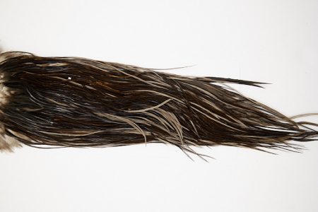 10146 Beaverkill Dry Fly Hackle Rooster Saddle Black Ties Size 10-14