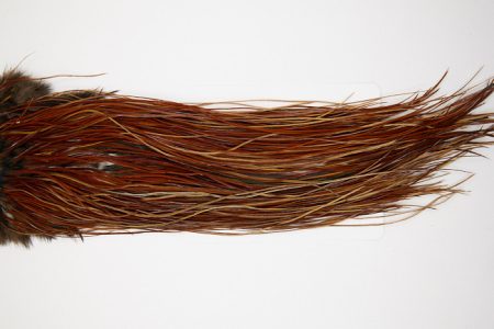 10154 Beaverkill Dry Fly Hackle Rooster Saddle Brown Ties Size 18-20