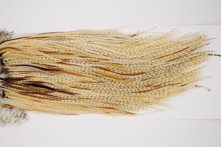 10159 Beaverkill Dry Fly Hackle Rooster Saddle Variant Ties Size 12-14
