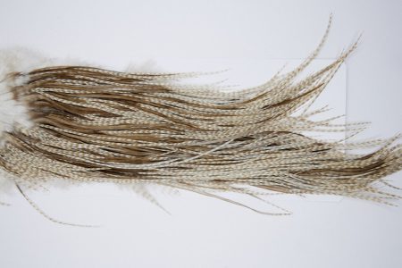 10164 Beaverkill Dry Fly Hackle Rooster Saddle Dun Grizzly Ties Size 14-16