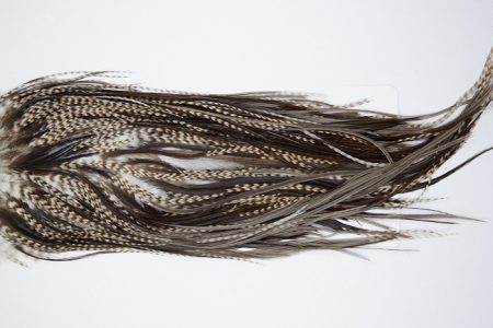 10167 Beaverkill Dry Fly Hackle Rooster Saddle Dun Grizzly Ties Size 10-14